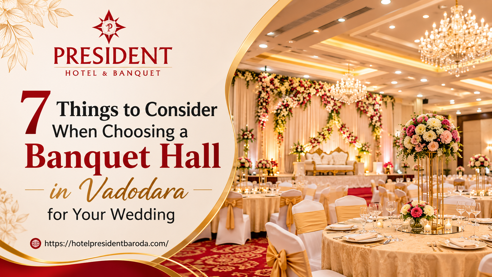 7 Things to Consider When Choosing a Banquet Hall in Vadodara for Your Wedding